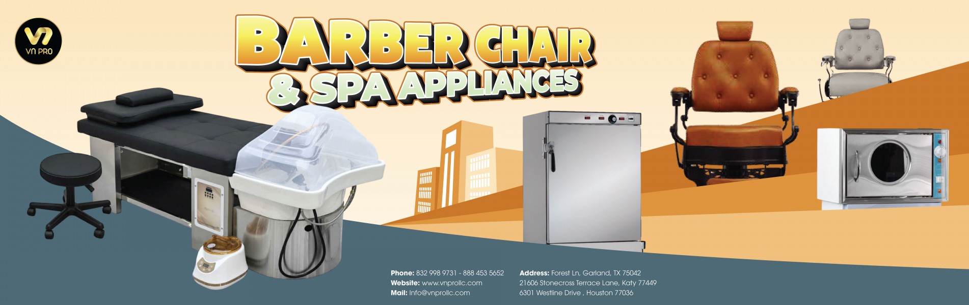 Barber chair & Spa appliances