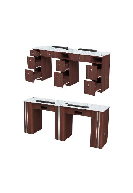 VN PRO AYC AVON I DOUBLE MANICURE TABLE WITHOUT EXHAUST