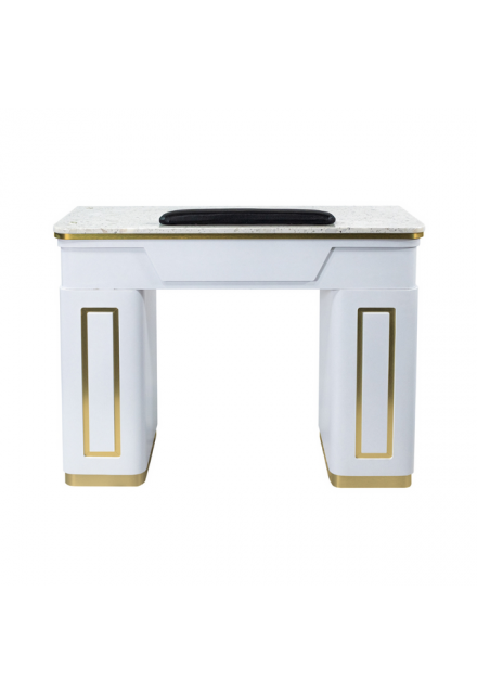 VN-Manicure Table WhiteGold
