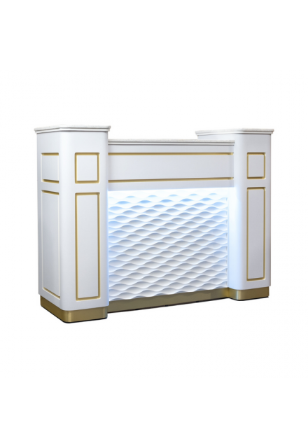 VN-Reception Table w LED (WhiteGold)