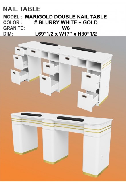 VN PRO Nail table marigold double