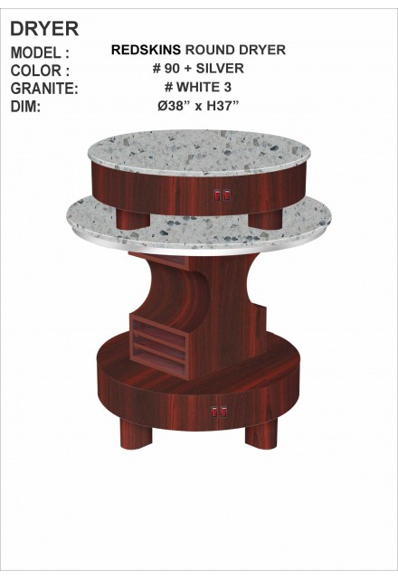  Redskin - Nail Dryer Round Shape